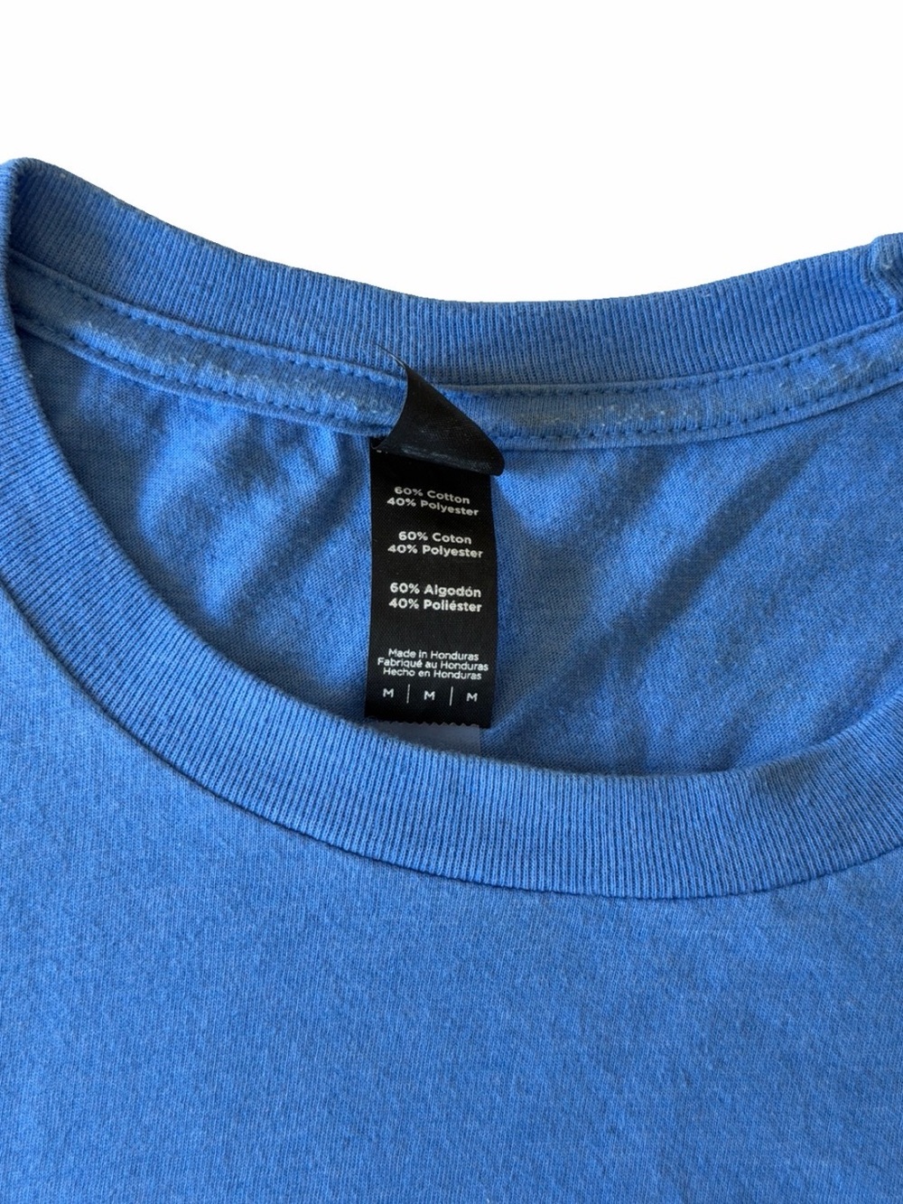 Men’s Blue United Long-Sleeve T-Shirt in Size M - Picture 4 of 4